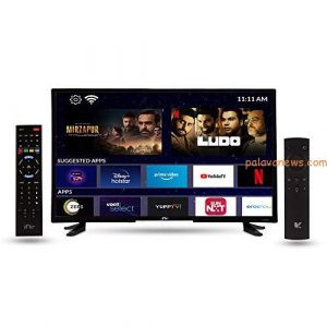 IAIR 81 cm (32 Inches) HD Ready Smart LED TV With Dual Remote (Voice + Normal) IR3200SHD (Black) (2020 Model)