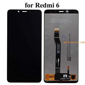 MobiSpare® LCD Display with Touch Screen Digitizer Combo Compatible for Redmi 6 – Black