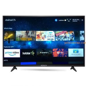 ADSUN 80 cm (32 Inches) HD Ready Smart LED TV 32AESL1 (Black) (2019 Model)