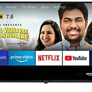 AmazonBasics 80cm (32 inch) Fire HD Ready LED Smart TV AB32E10SS (Black) (2020 Model)