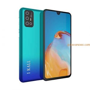 I KALL K380 Smartphone (7.12 Inch, 4GB, 32GB) (Blue)