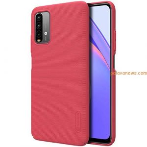 Nillkin Case for Xiaomi Redmi 9 Power (6.53″ Inch) Super Frosted Hard Back Cover PC Red Color