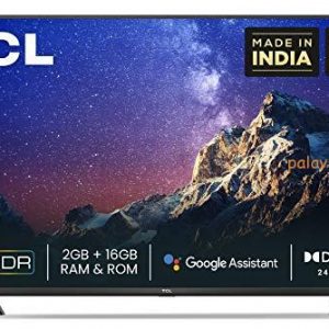 TCL 139 cm (55 inches) 4K Ultra HD Certified Android Smart LED TV 55P615 (Black) (2020 Model) | With Dolby Audio