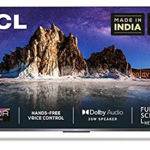 TCL 164 cm (65 inches) AI 4K Ultra HD Certified Android Smart LED TV 65P715 (Silver) (2020 Model)