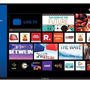 Kevin 140 cm (55 inches) 4K Ultra HD Smart LED TV KN55UHD-PRO (Black) (2021 Model)