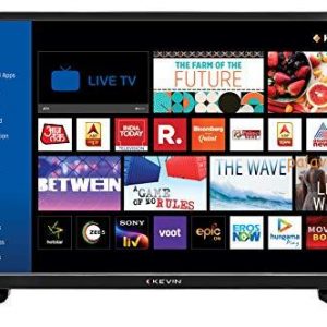 Kevin 80 cm (32 Inches) HD Ready LED Smart TV K32CV338H (Black) (2021 Model)