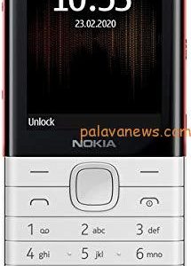 Nokia 5310 Dual SIM Feature Phone with MP3 Player, Wireless FM Radio and Rear Camera (White/Red)