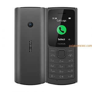 Nokia 110 4G with Volte HD Calls, Up to 32GB External Memory, FM Radio (Wired & Wireless Dual Mode), Games, Torch | Charcoal
