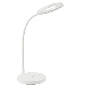 AmazonBasics 9W, Dimming Halo Rechargeable Table Lamp, 3 Colors (Cool Day Light, Neutral White and Warm White)