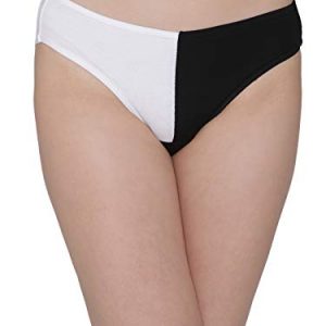 Clovia Women Cotton Low Waist Colorblock Bikini Panty