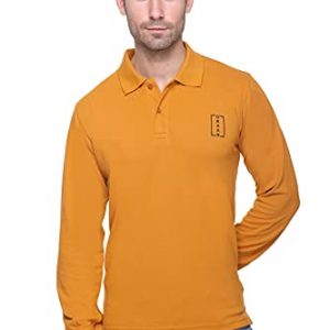 OBAAN Mens Solid Full Sleeves Polo Tshirt