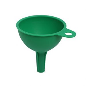 Amazon Brand – Solimo Silicone Rubber Funnel for Kitchen, Green