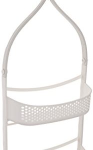 AmazonBasics Shower Caddy with Adjustable Arms – White