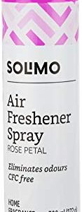 Amazon Brand – Solimo Air Freshener Spray – Rose Petal, 300ml