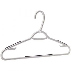 AmazonBasics Plastic Clothes Hanger with Non-Slip Pad, 30-Pack