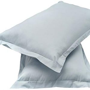 Amazon Brand – Solimo Solid 144 TC 100% Cotton 2 Piece Pillow Covers(Not Pillow), 18″x 27″, Ash Grey