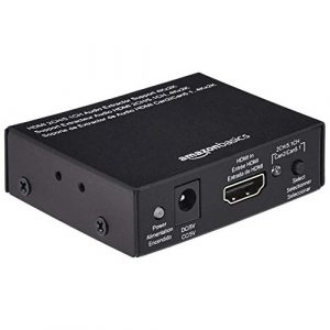 AmazonBasics 4K HDMI to HDMI and Audio (RCA Stereo or Spdif) Extractor Converter (Supports Apple TV, Fire TV and Blue-Ray Players)