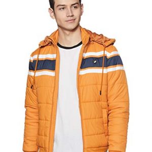 Amazon Brand – House & Shields Men’s Hooded Bomber (AW20-QH-HS-05_Mustard_2XL)