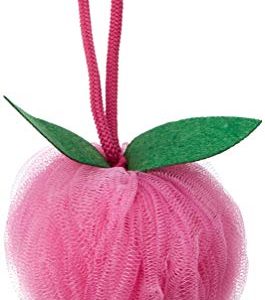 Amazon Brand – Solimo Luxury Bath Sponge, Hot Pink