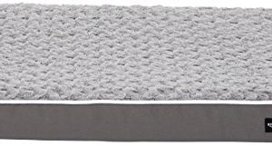 AmazonBasics Ergonomic Foam Pet Dog Bed – 30 x 20 Inches, Grey colour : Grey