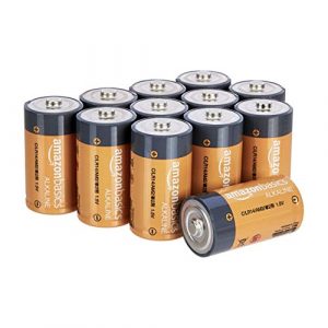 AmazonBasics C Size Cell Everyday Alkaline Batteries (12-Pack) – Appearance May Vary
