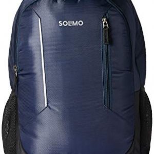 Amazon Brand – Solimo Polyester Laptop Backpack for 15.6-inch Laptops, 27L (Blue)