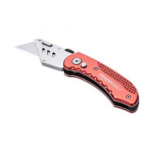 AmazonBasics – Folding Utility Knife – Lightweight Aluminium Body