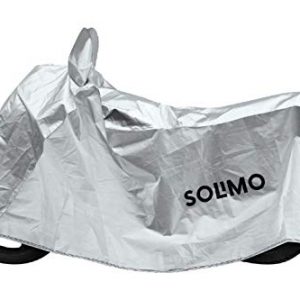 Amazon Brand – Solimo Bajaj Pulsar UV Protection & Dustproof Bike Cover (Silver)