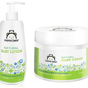 Mama Bear Natural Baby Cream – 200 gm & Mama Bear Natural Baby Lotion – 400 ml