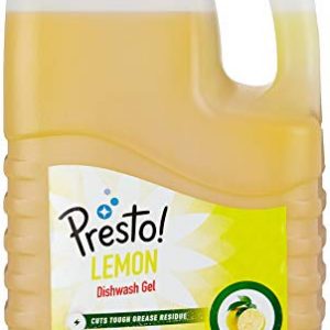 Amazon Brand – Presto! Dishwash Gel – 5 L (Lemon)