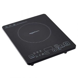 AmazonBasics Induction Cooktop with Touch Panel – 2000 Watt (Multicolour)