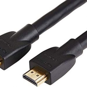 AmazonBasics 15 Feet High-Speed HDMI Cable (Black) – Supports Ethernet, 3D, 4K video