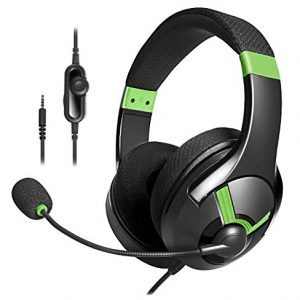AmazonBasics Gaming Headset – Green