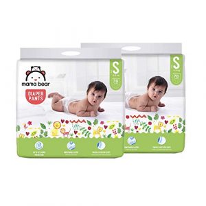 Amazon Brand – Mama Bear Baby Diaper Pants Monthly Mega-Box – Small (S), 156 Count