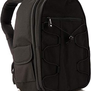 AmazonBasics Backpack for SLR/DSLR Cameras and Accessories – Black
