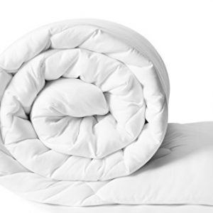 Amazon Brand – Solimo Microfibre Double Comforter – 200 GSM, White