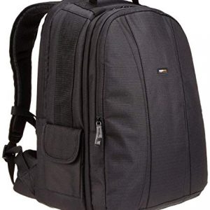 AmazonBasics DSLR and Laptop Backpack – Orange Interior