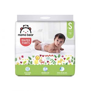 Mama Bear Baby Diaper Pants, Small (S) – 78 Count