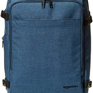 AmazonBasics Slim Carry On Laptop Travel Weekender Backpack – Green