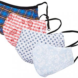 Amazon Brand – Symbol Unisex-Adult Cotton Anti-Microbial Face Mask