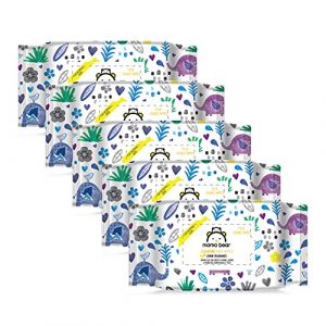 Mama Bear Cleansing Baby Wet Wipes, Lemon – 72 Pcs (Pack of 5)