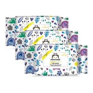 Mama Bear Cleansing Baby Wet Wipes, Lemon – 72 Pcs (Pack of 3)