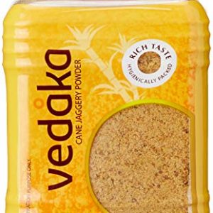 Vedaka Jaggery Powder, 1kg Jar.