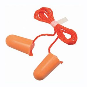3M 1110 Corded Foam Disposable Ear Plugs, Pack of 3,Orange